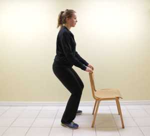 mini-squats exercise