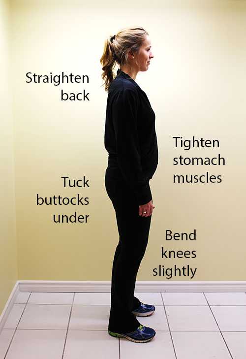 good posture image